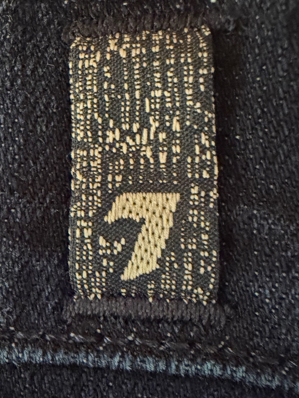 7 For All Mankind Navy Straight-Leg Women's Jeans - Picture 6 of 9